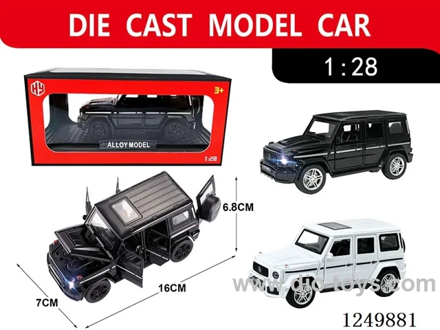 1:28 pull back alloy car