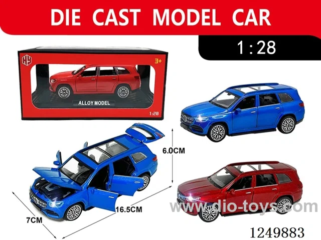 1:28 pull back alloy car