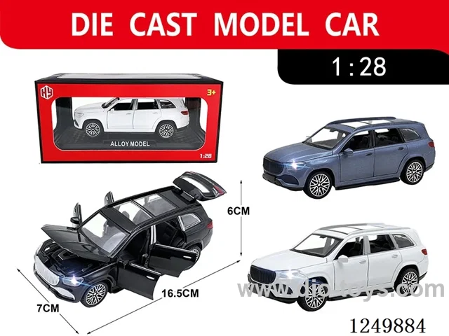 1:28 pull back alloy car