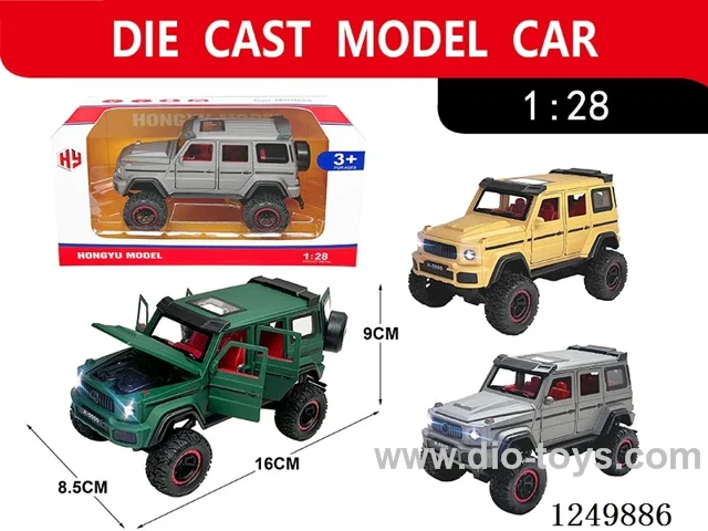 1:28 pull back alloy car