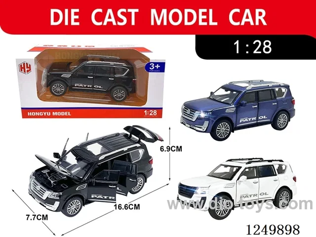 1:28 pull back alloy car