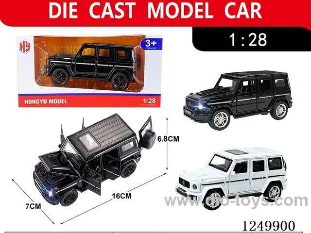 1:28 pull back alloy car