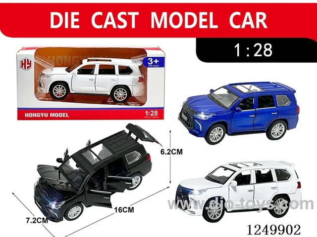 1:28 pull back alloy car