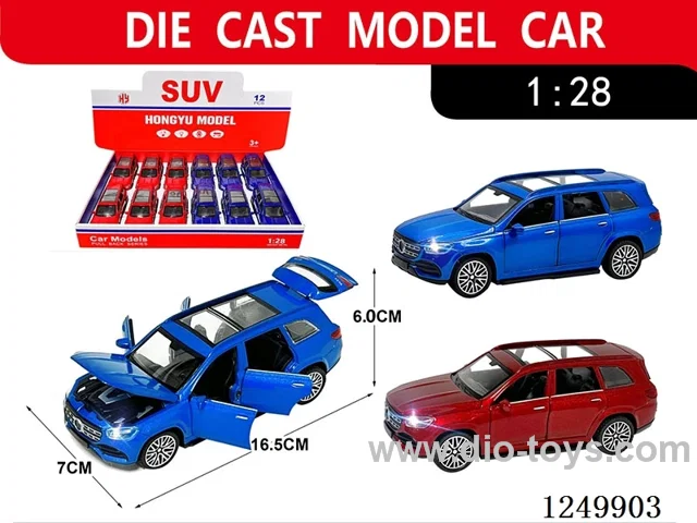 1:28 pull back alloy car 12PCS