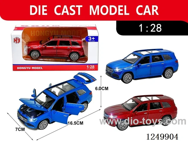 1:28 pull back alloy car