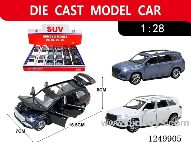 1:28 pull back alloy car 12PCS
