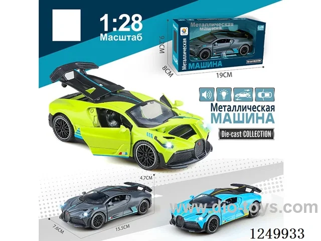 1:28 pull back alloy car W L/M