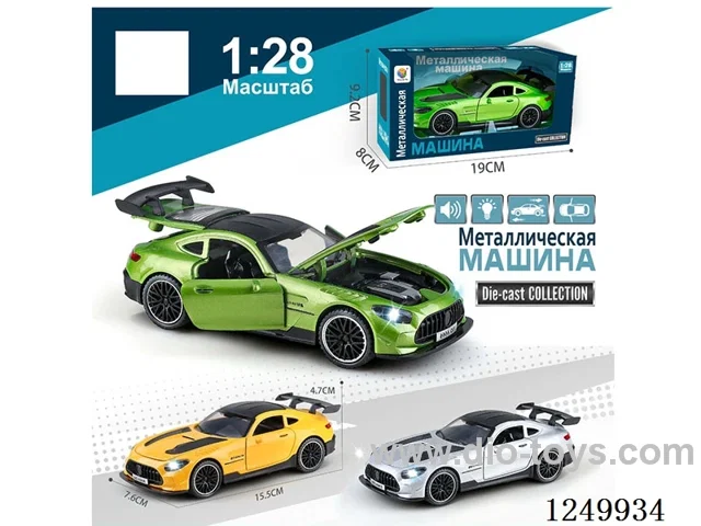 1:28 pull back alloy car W L/M