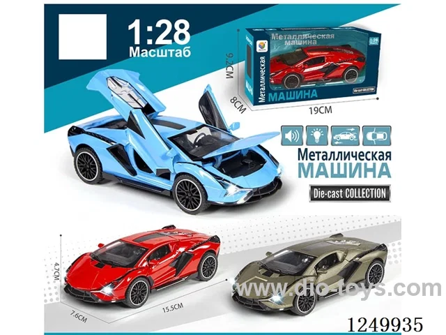 1:28 pull back alloy car W L/M