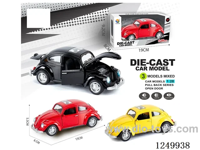 1:28 pull back alloy car W L/M