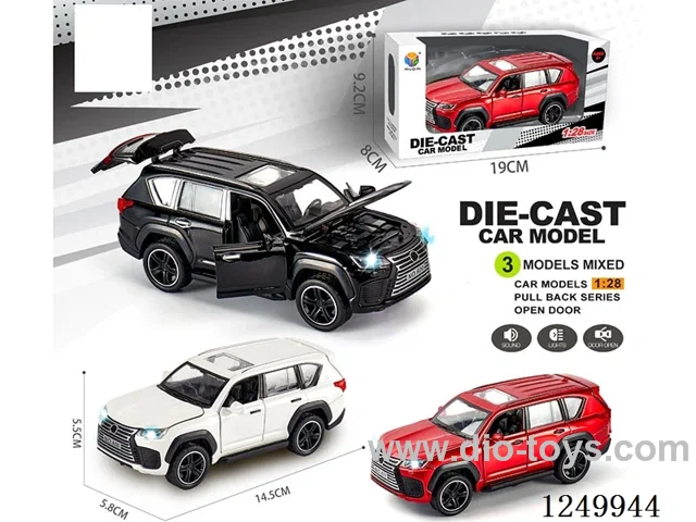 1:28 pull back alloy car W L/M