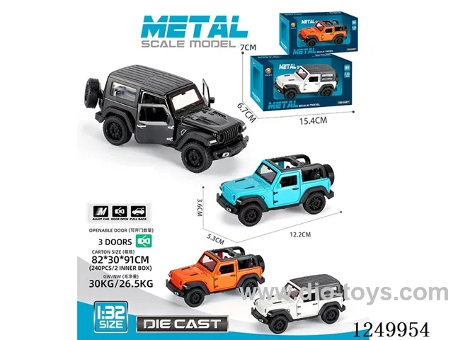 1:32 pull back alloy car