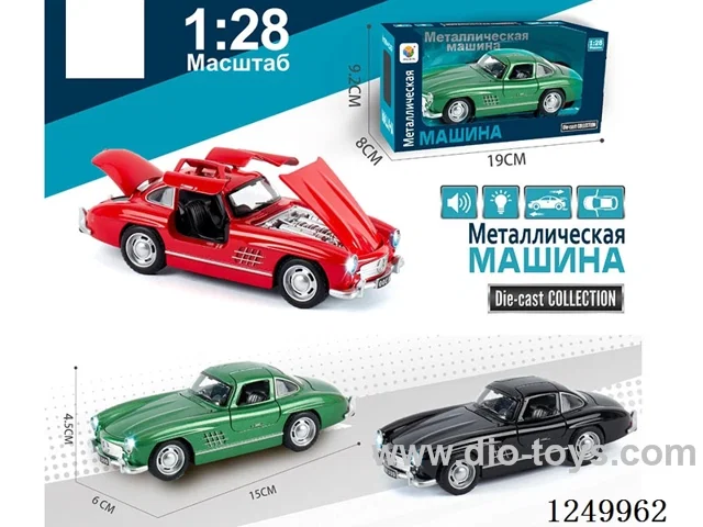 1:28 pull back alloy car W L/M