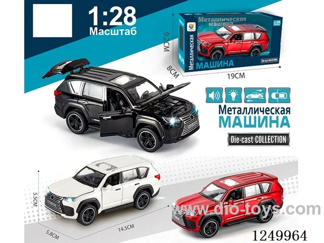 1:28 pull back alloy car W L/M