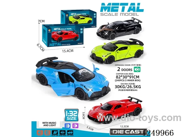 1:32 pull back alloy car W L/M
