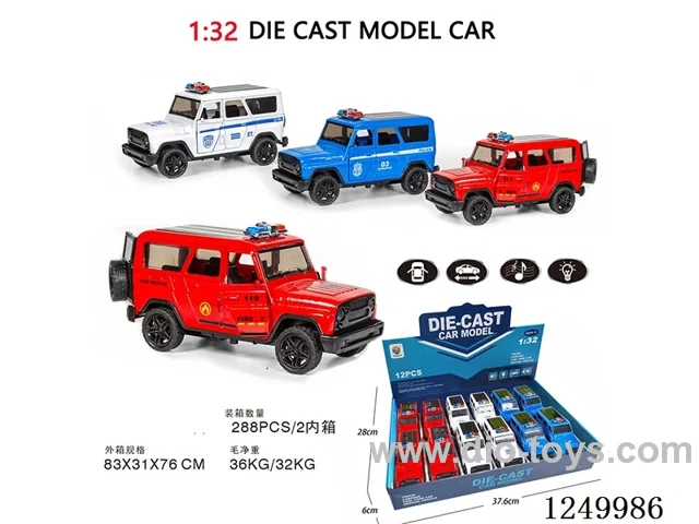 1:32 pull back alloy car W L/M 12PCS