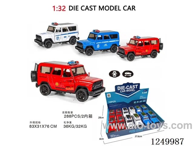 1:32 pull back alloy car 12PCS