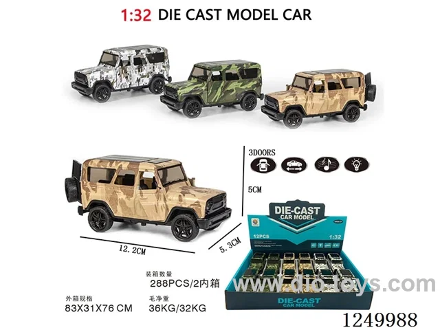 1:32 pull back alloy car W L/M 12PCS