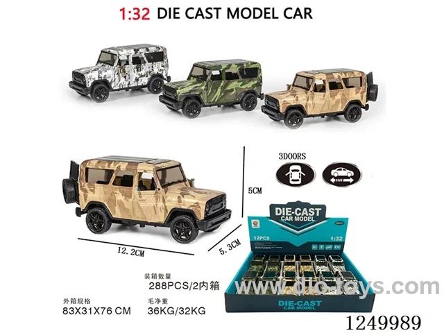 1:32 pull back alloy car 12PCS