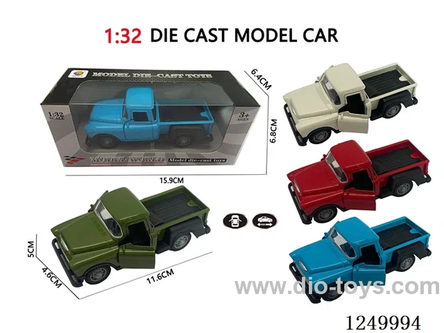 1:32 pull back alloy car