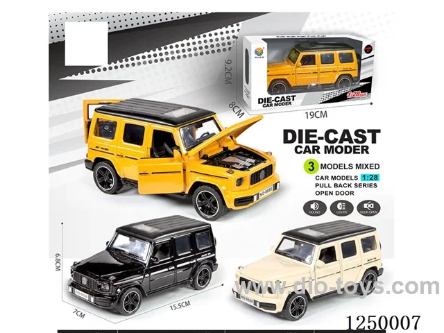 1:28 pull back alloy car W L/M