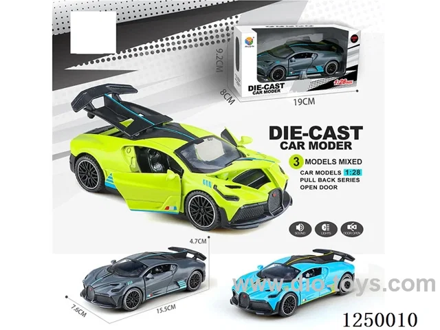 1:28 pull back alloy car W L/M