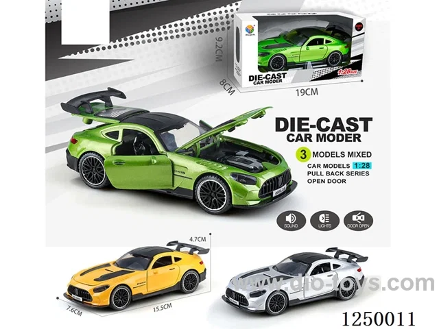 1:28 pull back alloy car W L/M