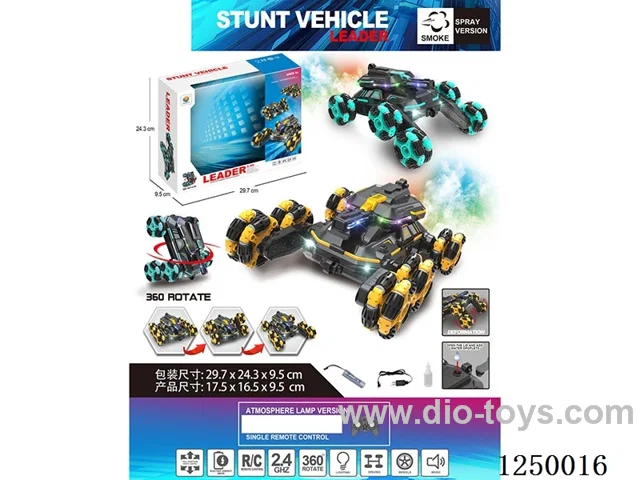 2.4G RC car with spray included battery