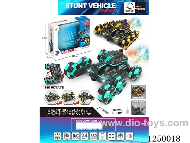 2.4G RC car with spray included battery