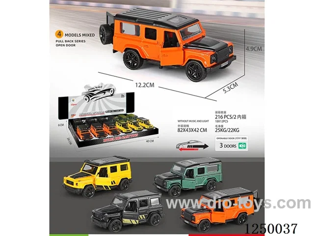 1:32 pull back alloy car 12PCS