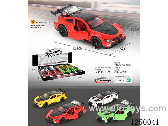 1:32 pull back alloy car 12PCS