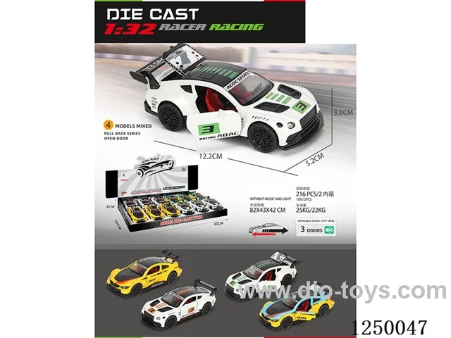 1:32 pull back alloy car 12PCS