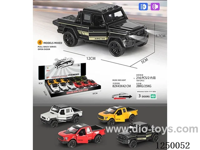 1:32 pull back alloy car W L/M 12PCS