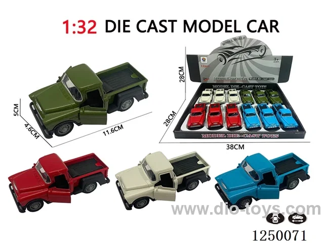 1:32 pull back alloy car 12PCS