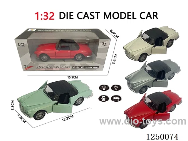 1:32 pull back alloy car W L/M
