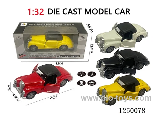 1:32 pull back alloy car W L/M