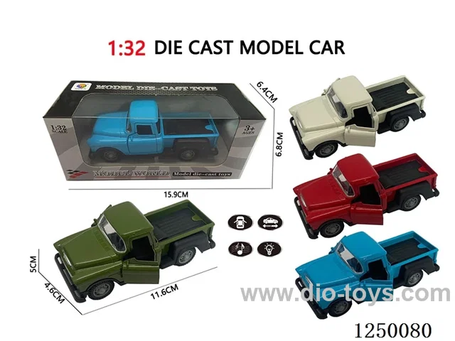 1:32 pull back alloy car W L/M