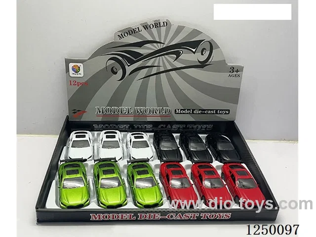1:32 pull back alloy car 12PCS