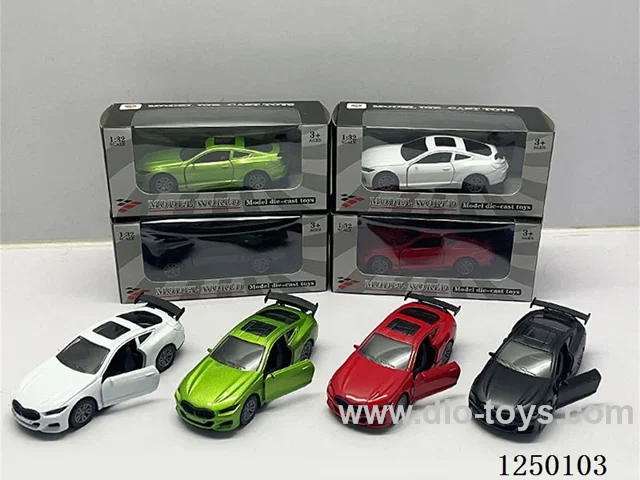 1:32 pull back alloy car