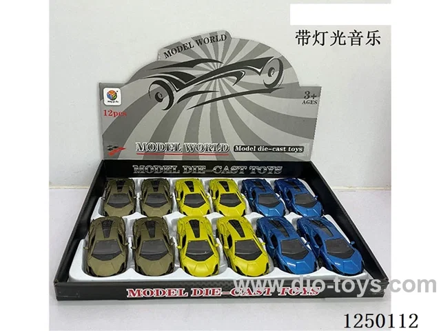 1:32 pull back alloy car W L/M 12PCS