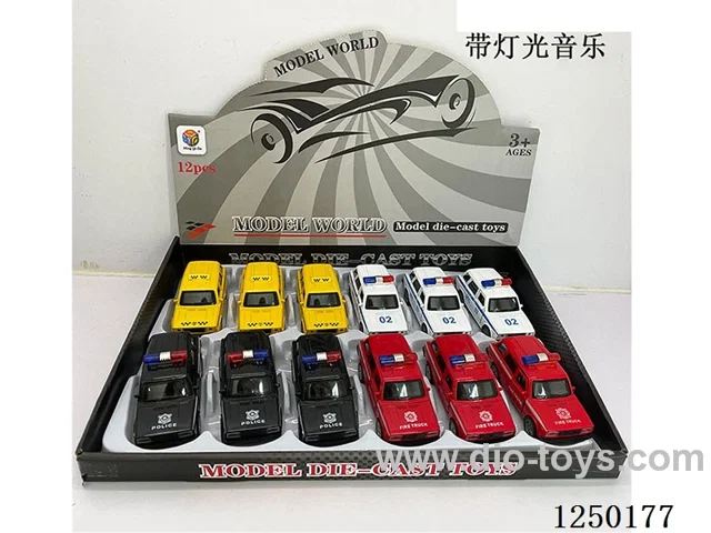 1:32 pull back alloy car W L/M 12PCS
