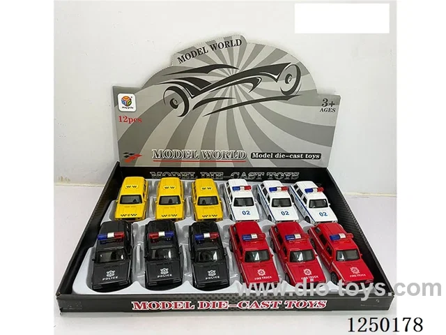 1:32 pull back alloy car 12PCS