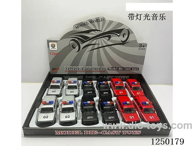 1:32 pull back alloy car W L/M 12PCS