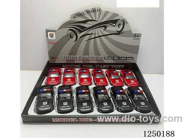 1:32 pull back alloy car 12PCS