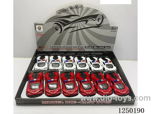 1:32 pull back alloy car 12PCS