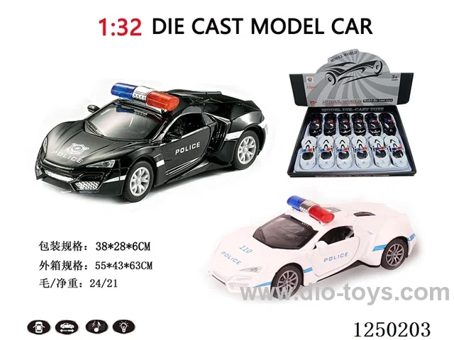 1:32 pull back alloy car W L/M 12PCS