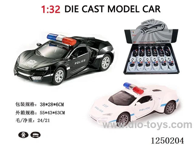 1:32 pull back alloy car 12PCS