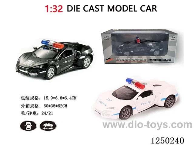 1:32 pull back alloy car