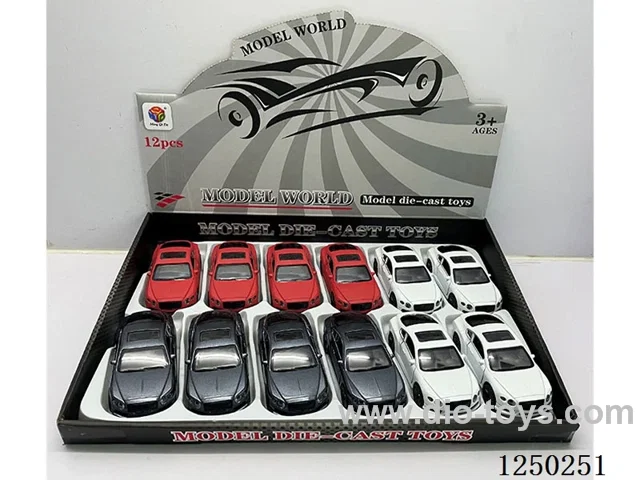 1:32 pull back alloy car 12PCS