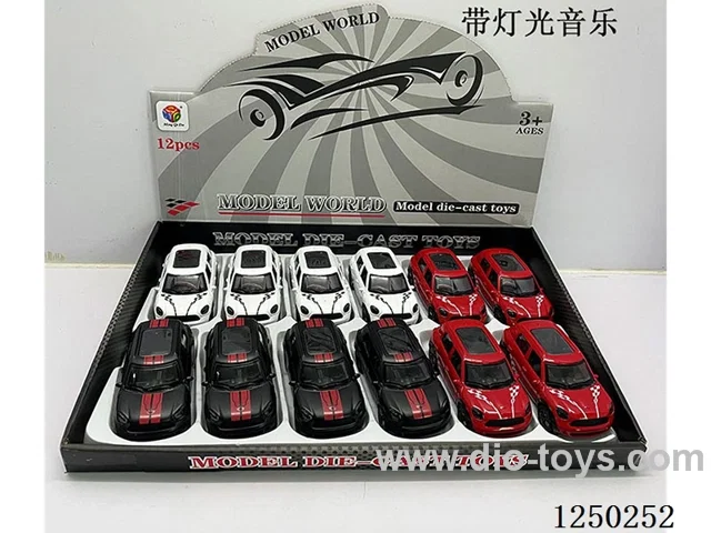 1:32 pull back alloy car W L/M 12PCS